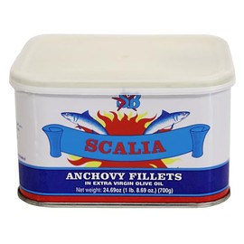 Scalia Anchovy Fillets in Extra Virgin Olive Oil 24.69 oz (700g)