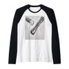 Flashlight Luminary Design Raglan Baseball Tee