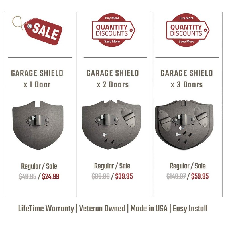 Garage Shield - One Door - Garage Door Protection Home