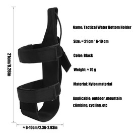 Tactical Water Bottle Pouch Webbing Bottle Holder Water Bottle Pouch Military Pouch Tactical Belt Bottle Holder tactical Water Bottle Holder for Hiking Camping Sports Cycling Climbing