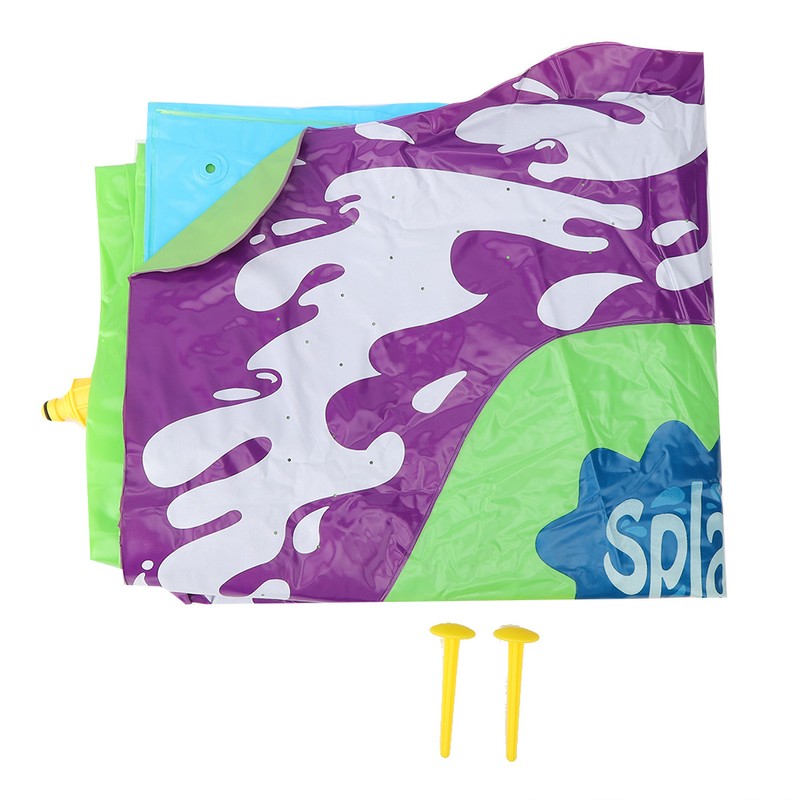 Water Slide Spraying Toy Outdoor Summer Lawn Backyard Party Children