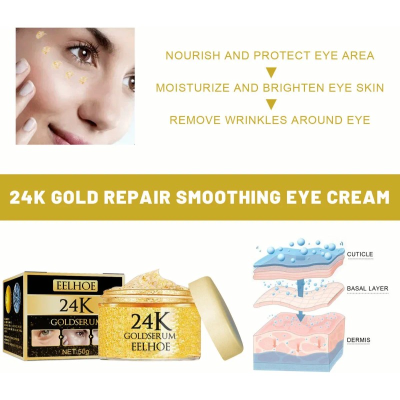 Crema Ojos Antiarrugas Activa Oro Quilates 50g