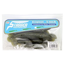 HIDEUP(ハイドアップ) ワーム スタッガー オリジナル 5インチ グリーンギル #107 ルアー