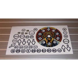 XENON Pinball Machine Insert Decals