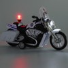 Children Mini Pull Back Toy Alloy Simulation Motorcycle Police Car