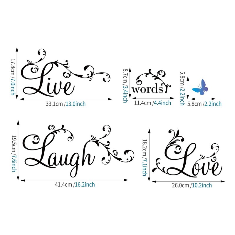 Lchen Kitchen Rules Wall Sticker Removable Decal Home Decoration