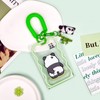 RUNRAYAY Kpop Photocard Holder Keychain Cartoon Panda PC Holder Kpop