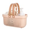JiatuA JiatuA Plastic Storage Basket with Handle Portable Shower Caddy