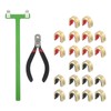 MECCANIXITY Archery Bows Square T-Shape Ruler Tool Nocking Points Pliers