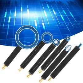 6Pcs Magnetic Field Probes Set SMA Conduction Radiation Circuit Board Radiation Antenna EMI for Locate and Identify Potential Sources of Interference