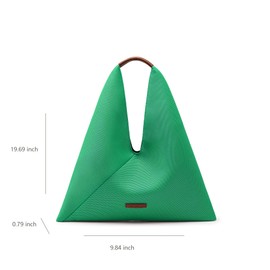 NEWBELLA Anne Knitted Shoulder Hobo Bag City Chic Sporty Women Hobo Handbags,Green