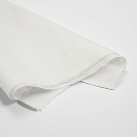 White Muslin Fabric, 100% Cotton, 2 Yards x 59"，75GSM – White, Soft Lightweight Material for Lining, Sewing, Crafts, Quilting & Clothing Projects (3 Yard pre Cut)