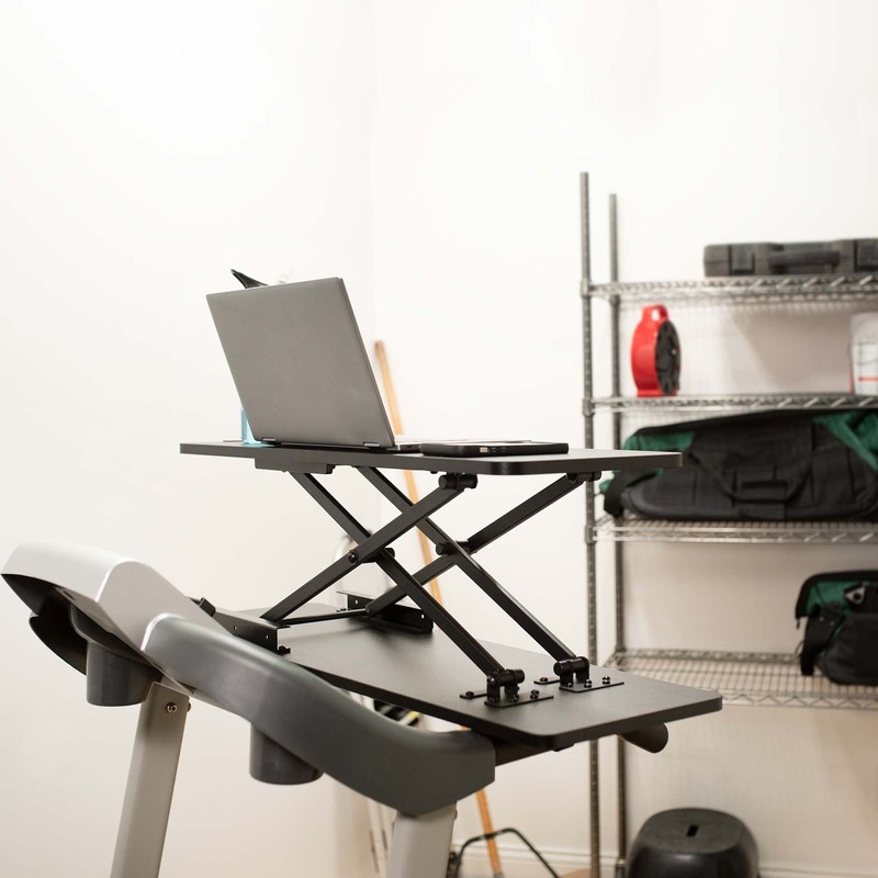 VIVO Universal Treadmill Desk Riser, Height Adjustable Platform for Notebooks,