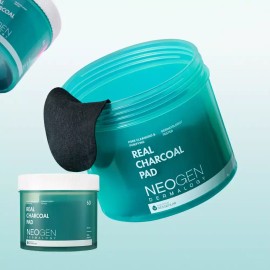 NeoGen 네오젠 리얼 차콜 패드 150ml, 60매 206293 NeoGen Real Charcoal Pad 150ml, 60 Sheets