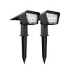 Solar Spotlights Set of 2 200LM 2x Curtis