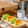 3Pcs Polvoron-Molder-Filipino Cookie Press Shortbread Polvoron Mold 2.5in Stainless Steel