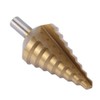 Yosoo HSS Coated Pagoda Step Drill Taper Drill for Power