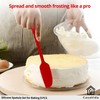 CasaVida Silicone Spatula Set 5pcs Red High Heat Resistant Non