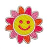 Generic 3 Pink Yellow Orange Sun Iron on Patch 50x50mm