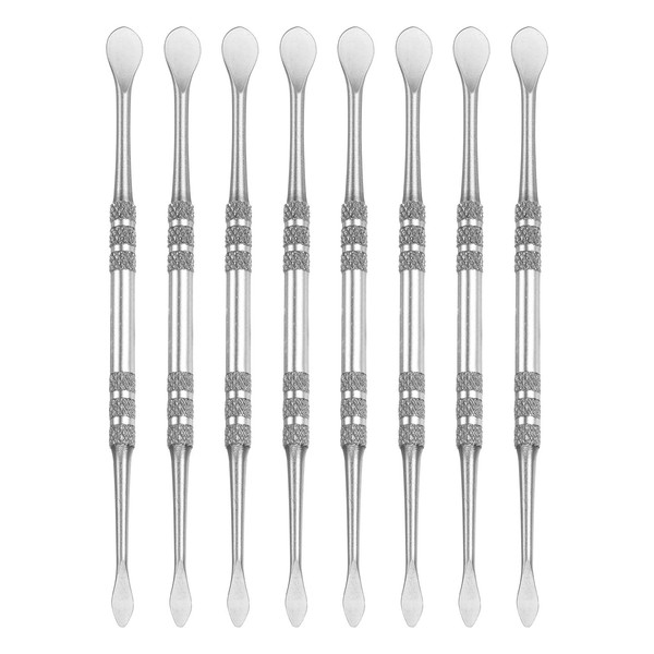 HARFINGTON 8 Pcs Wax Carving Tools 4.8" Double Ended Stainless