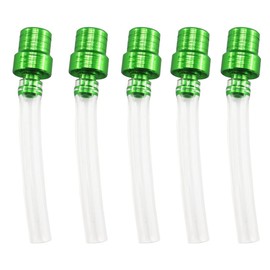 PRO BAT Paquete de 5 tapones de válvula de depósito de combustible CNC, manguera de ventilación, para motocross, Pit Bike ATV, todas las fábricas, CRF XR CR, todos los quads todo terreno, color verde