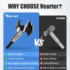 Vearter 40mm Forstner Drill Bit, High Carbon Steel Multi-Tooth Woodworking