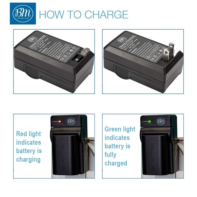 BM Premium 2 Pack of LP-E6NH High Capacity Batteries and