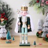 Healeved Large King Nutcracker Christmas Decor Figure 30cm Wooden King