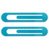 sourcing map 2pcs Straight Ruler 13cm Metric Bookmark Clip Ruler