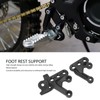 Motorcycle Foot Pegs Bracket Set Metal Construction Stable High Strength
