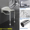 Caredear Wall Mounted Shower Seats w/PU Cushion (FSÄ/HSÄ Eligible) Support