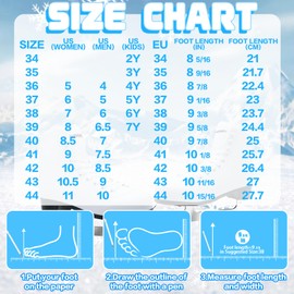 SMOOJOY Figure Skates for Women and Men Classic Ice Skates Indoor Outdoor Lace-Up Fun Ice Skate Shoes for Kids Adult