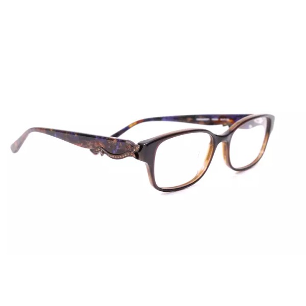 Badgley Mischka New Badgley Mischka Violette Eyeglasses Expresso Size: 53-17-135