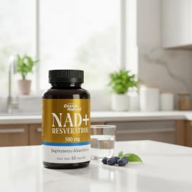 Cosmo Natural Nad+ Resveratrol 500mg 60 Cápsulas