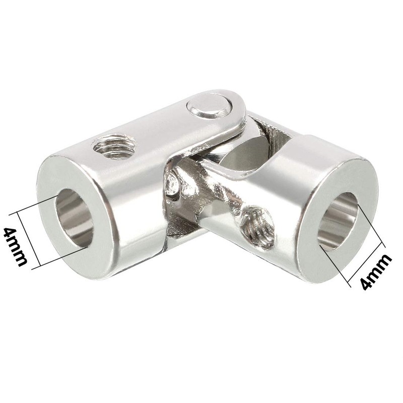 sourcing map 4mm to 4mm Inner Dia Rotatable Universal Steering