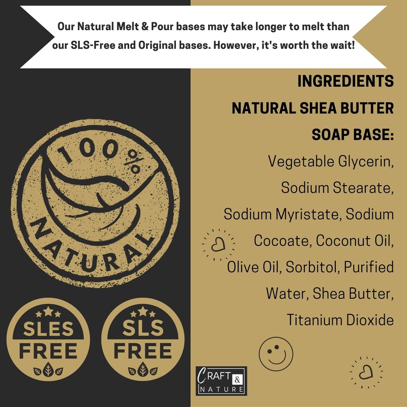 Craft & Nature 4 LB All Natural Shea Butter Moisturizing
