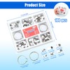 Matriz Dental con Clip de Resorte, 100 Piezas de Matriz