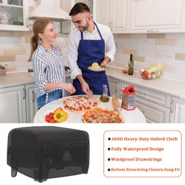 Rsipelsk Tabletop Grill Cover for Pit Boss 10697, Waterproof Wood Pellet Smoker Cover for Pitboss 10697 Table Top Wood Grill, Outdoor Grill Accessories for Pit Boss Portable 150 Pellet Grill 24 inch