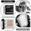 Grevosea Mini Money Saving Binder, 500 Money Saving Challenge Book