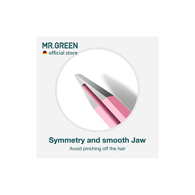 MR.GREEN Acero Inoxidable Pinzas Multiusos con Punta Inclinada, Herramienta de