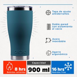 OKKO Termo Gorila Steelblue, 900 ml, 30 oz