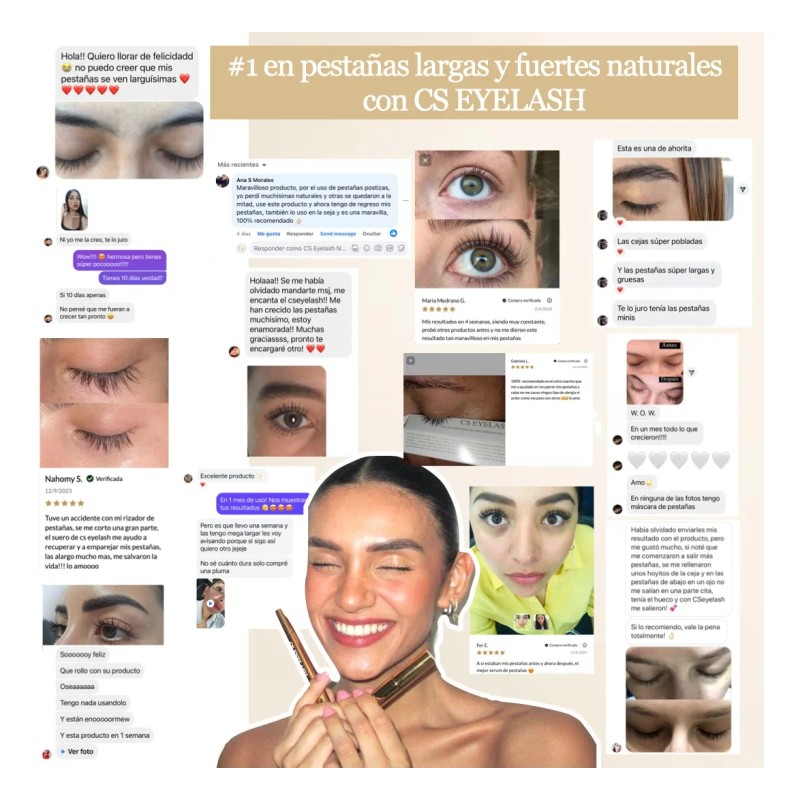 Cs Eyelash® Suero Para Crecimiento De Pestañas Intensivo 6ml