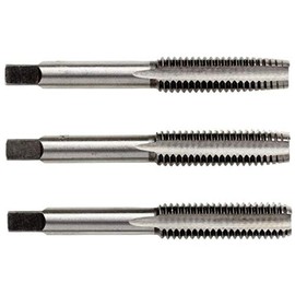 M12 x 1.75 HSS Metric Hand Tap Set. Includes 3 Pieces - 1st, 2nd & 3rd Cut