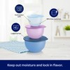 Tupperware Impressions Classic 3 Piece Food Storage Bowl Set in
