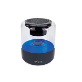 Riptunes 360° Portable Atmospheric Light Bluetooth Speaker, 6 LED Color Lights, Wireless Stereo Speaker, Built-in Mic, Perfect for Dorm/Home/Office/Outdoor