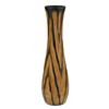 AeraVida Beautifully Hand Carved Etched Dark Brown Mango Tree Wood