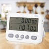 Household Kitchen Cooking Timer Mute Vibration Alarm Clock Reminder Timepiece