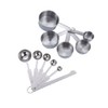 Changyeah 5 Measuring Cups and 6 Measuring Spoon Set,Stainless Steel