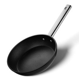 KOCH SYSTEME CS 10 Inch Nonstick Stainless Steel Frying Pan - White Ceramic Pan