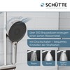 SCHÜTTE Samoa Rain Hand Shower, Velvet Jet Technology, Shower Head